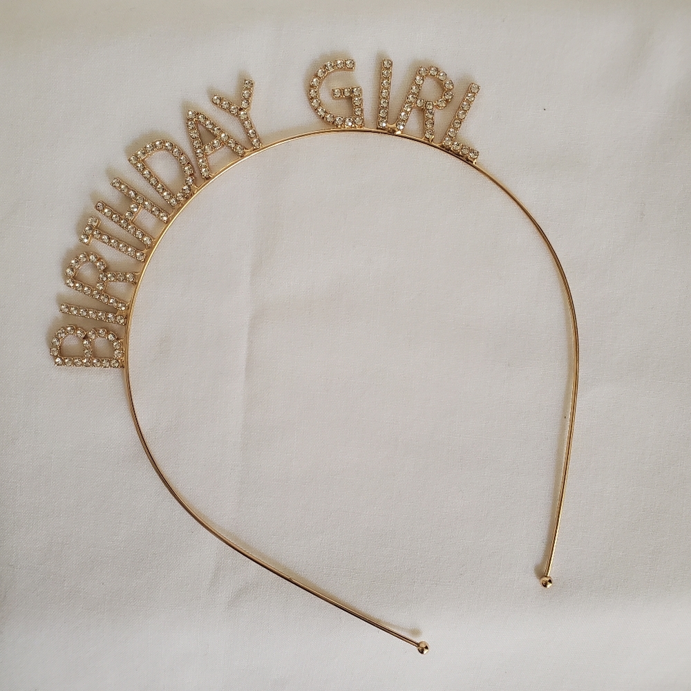 "Birthday Girl" Rhinestone Head Band